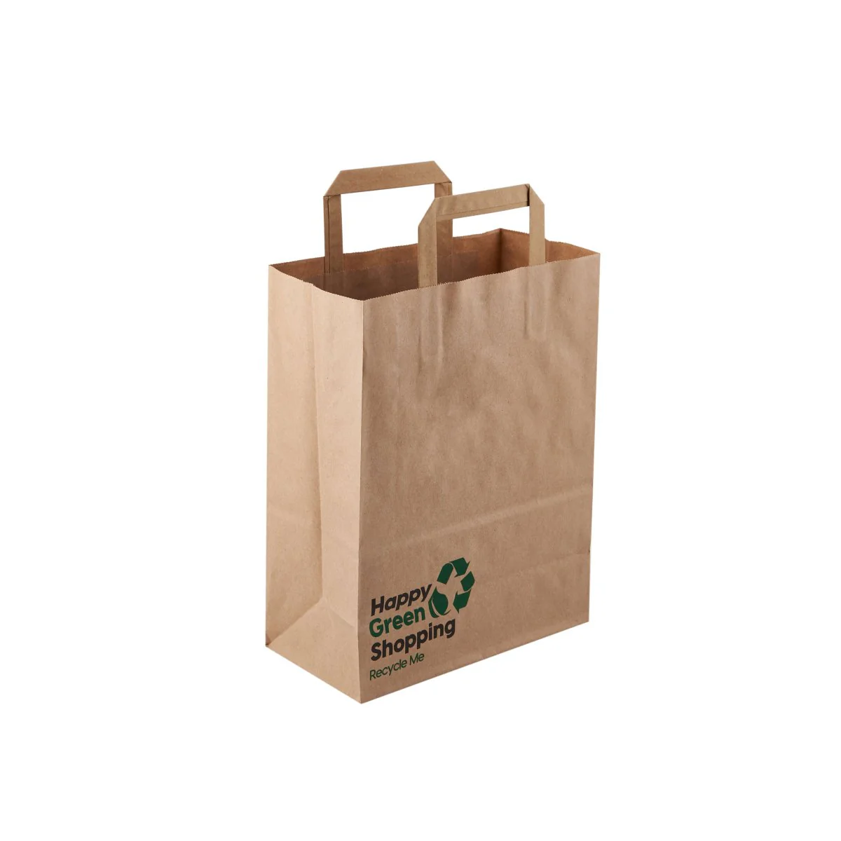 Printed Brown Paper Shopping Bag - Image 3