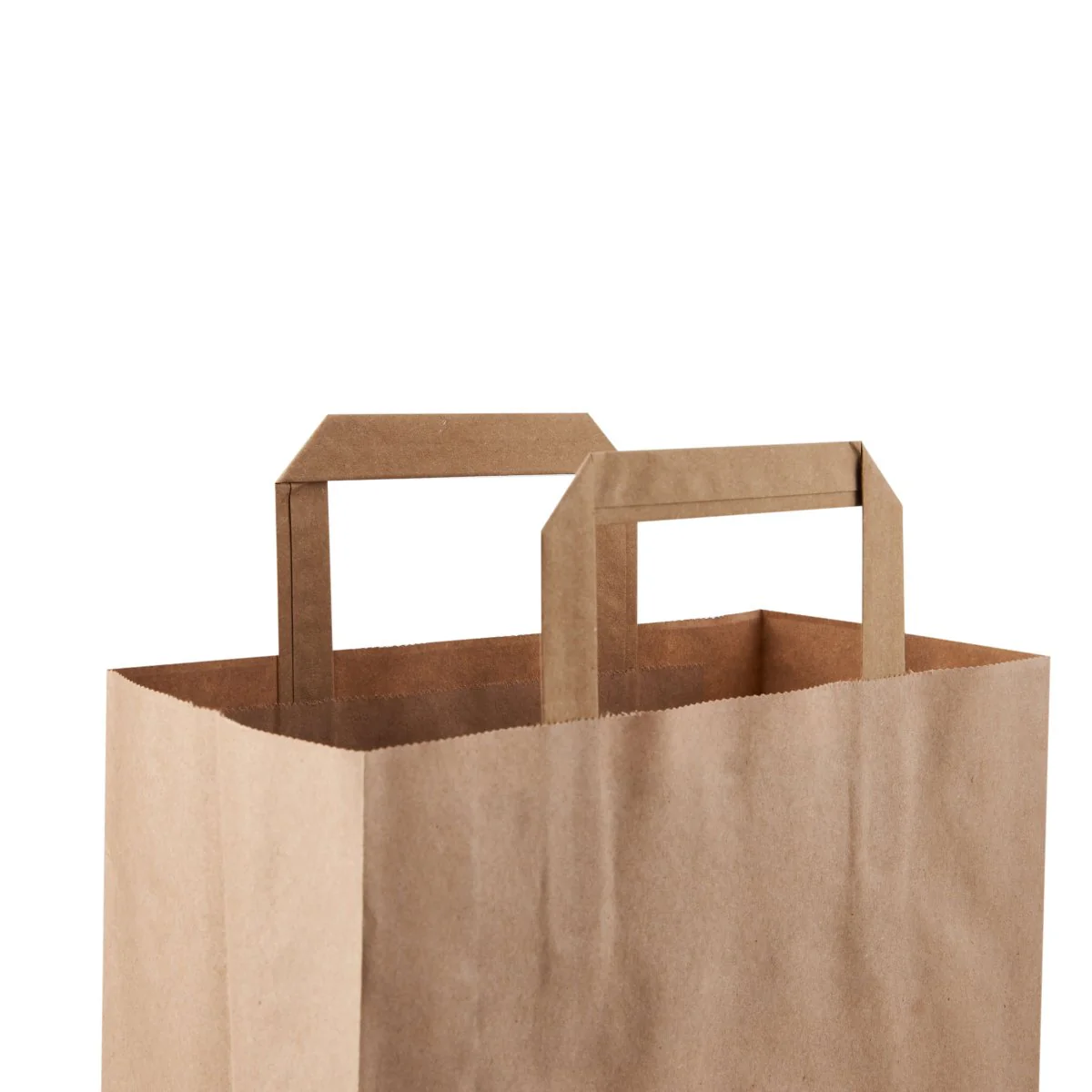 Printed Brown Paper Shopping Bag - Image 4