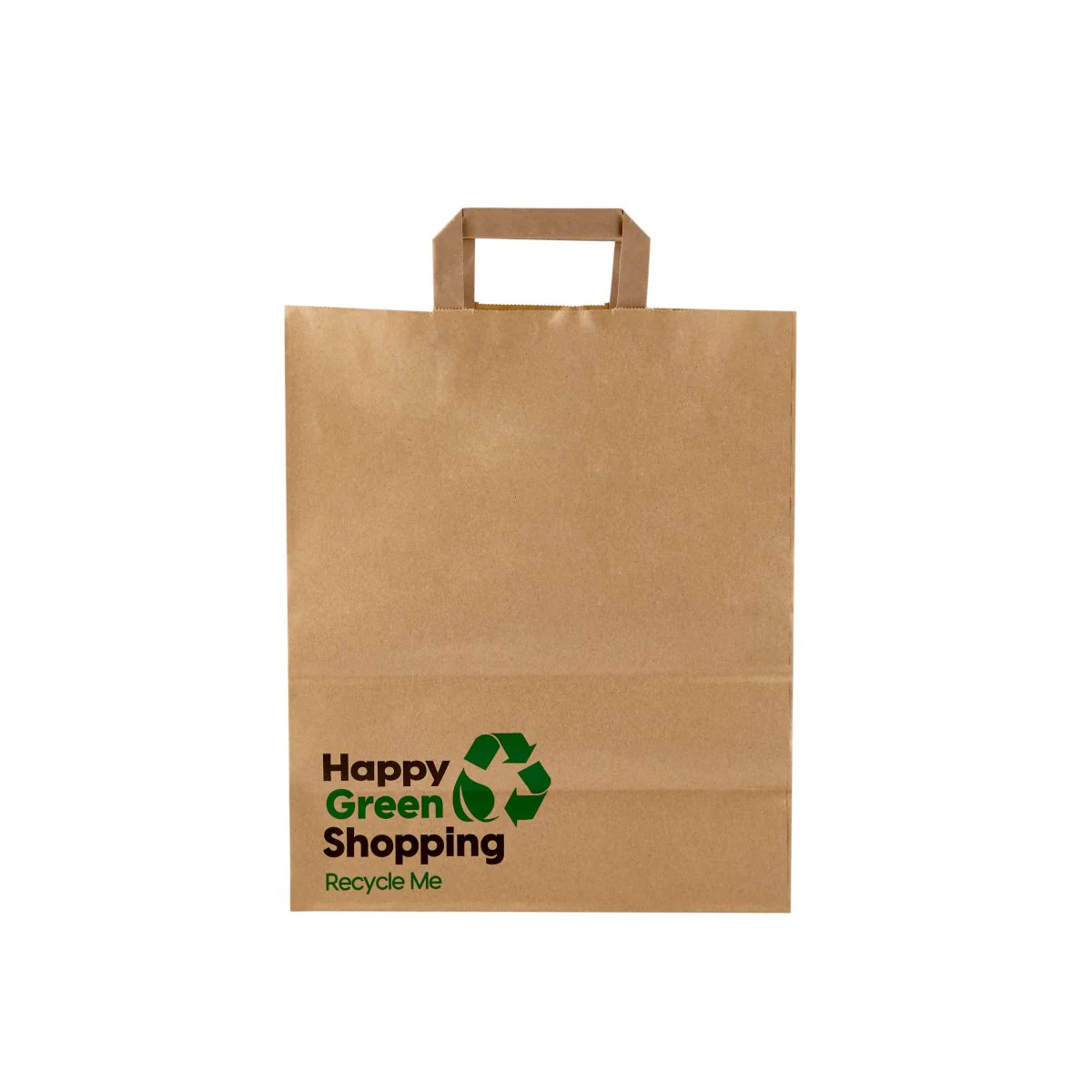 Printed Brown Paper Shopping Bag - Image 9