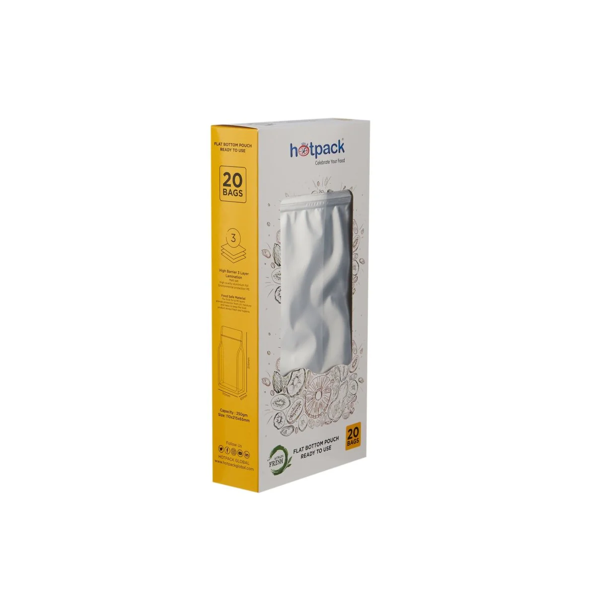 Resealable Foil Stand Up Pouch - Image 3
