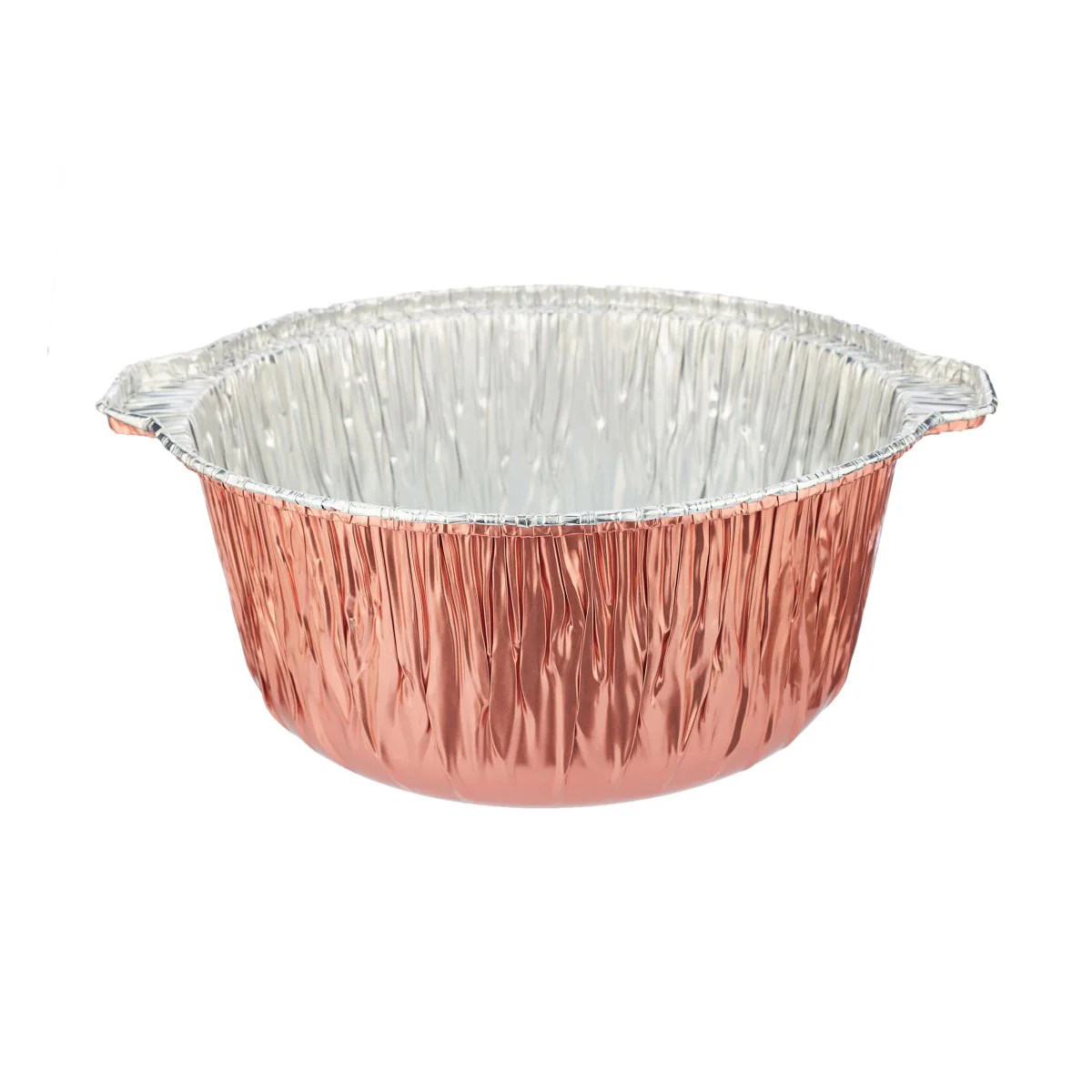 Round Aluminium Pot Container With Lid - Image 35