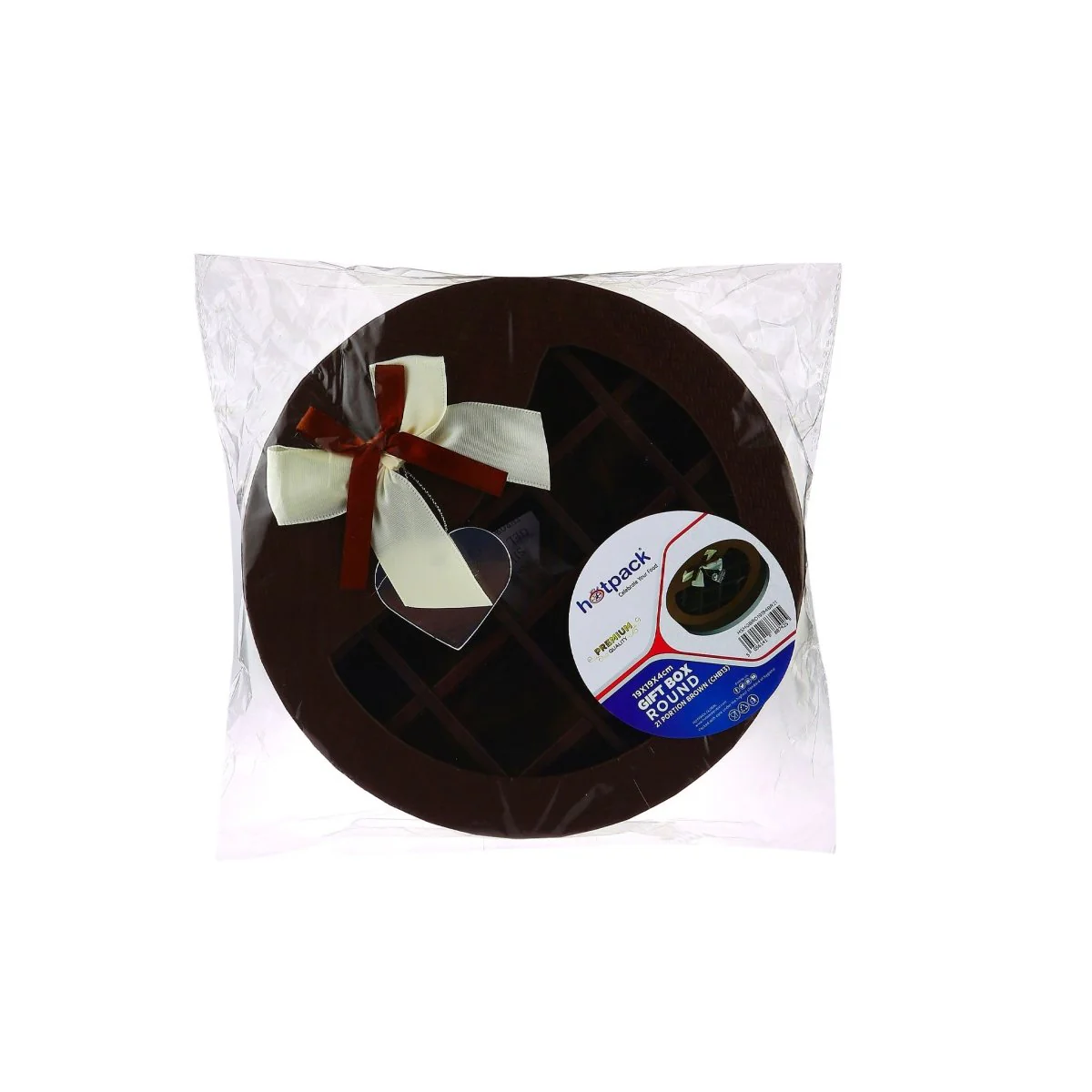 Round Chocolate Gift Box 21 Division  - 1 Piece - Image 11