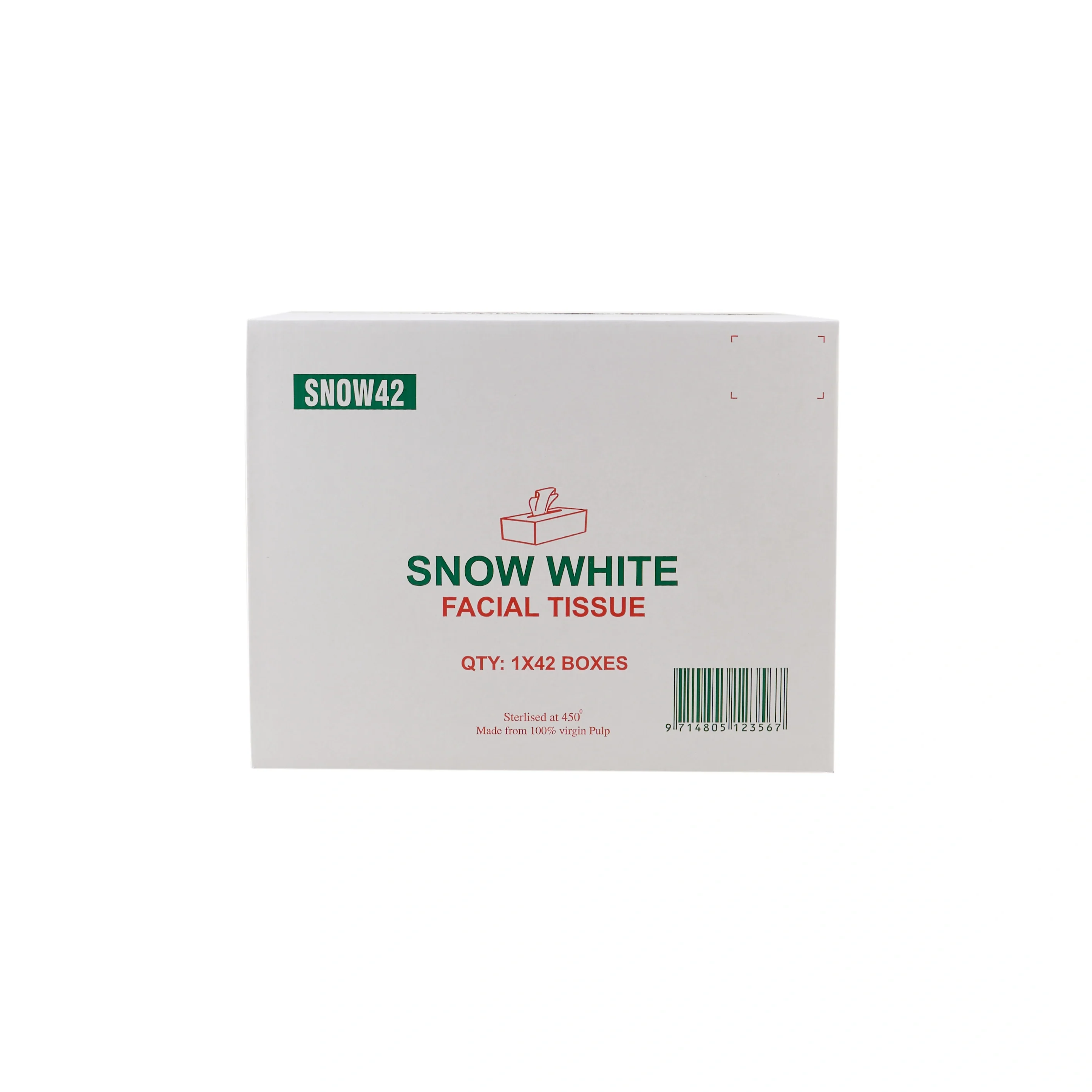 Snow White Tissue 2 Ply x 80 Sheets - Image 15