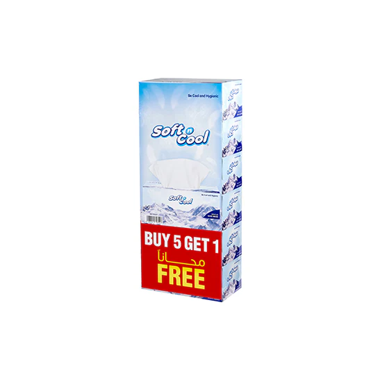 Soft n Cool Facial Tissue 200 Sheets x 2 Ply 5 Boxes + 1 Box Free - Image 12