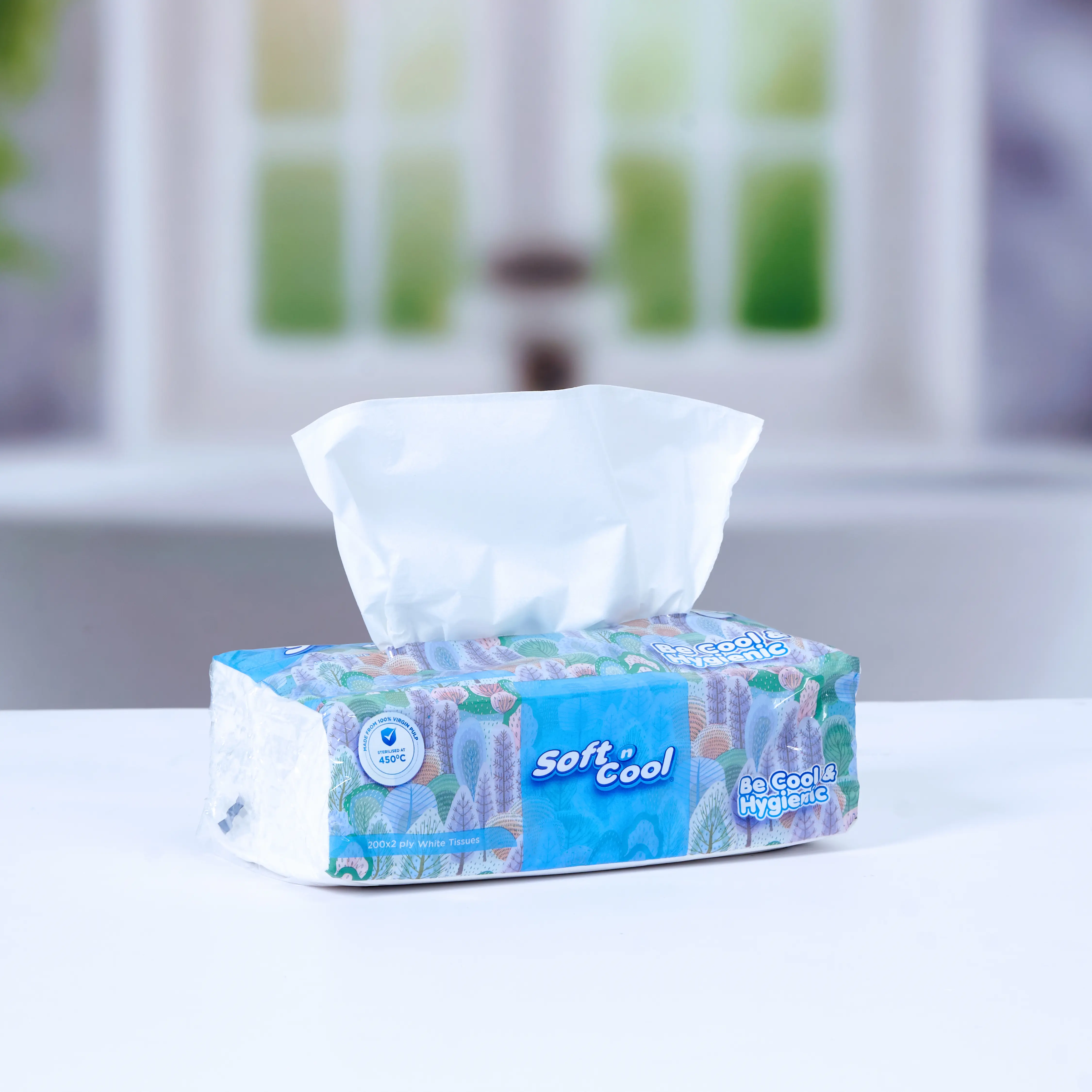 Soft n Cool Facial Tissue Nylon Pack 200 Sheets x 2 ply - Image 11