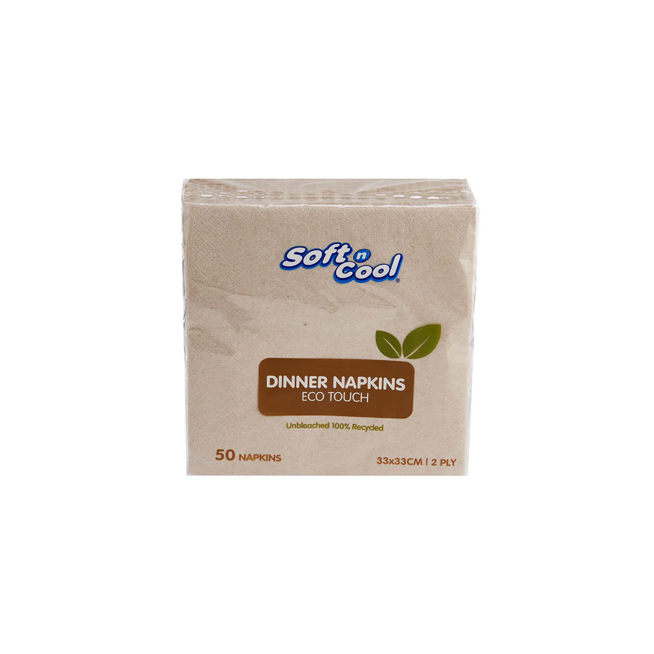 Soft n Cool Paper Folded Brown Napkin 33 X 33 cm - Image 2