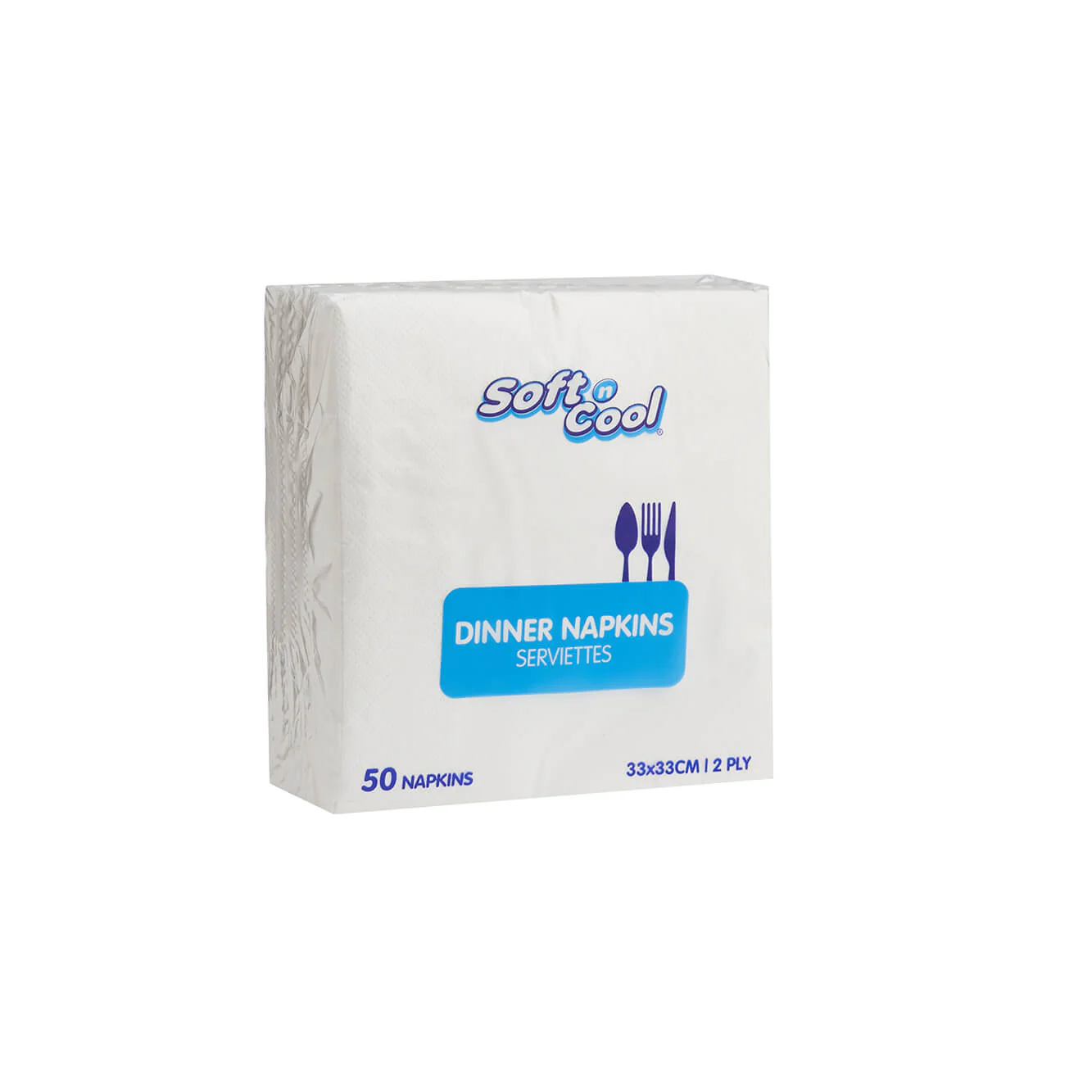 Soft n Cool Paper Folded Dinner Napkin 33 x 33 cm | 2000 Pieces - Image 3