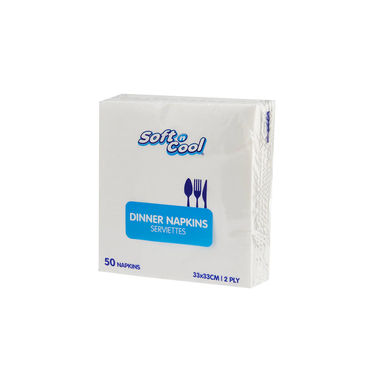 Soft n Cool Paper Folded Dinner Napkin 33 x 33 cm | 2000 Pieces - Image 4