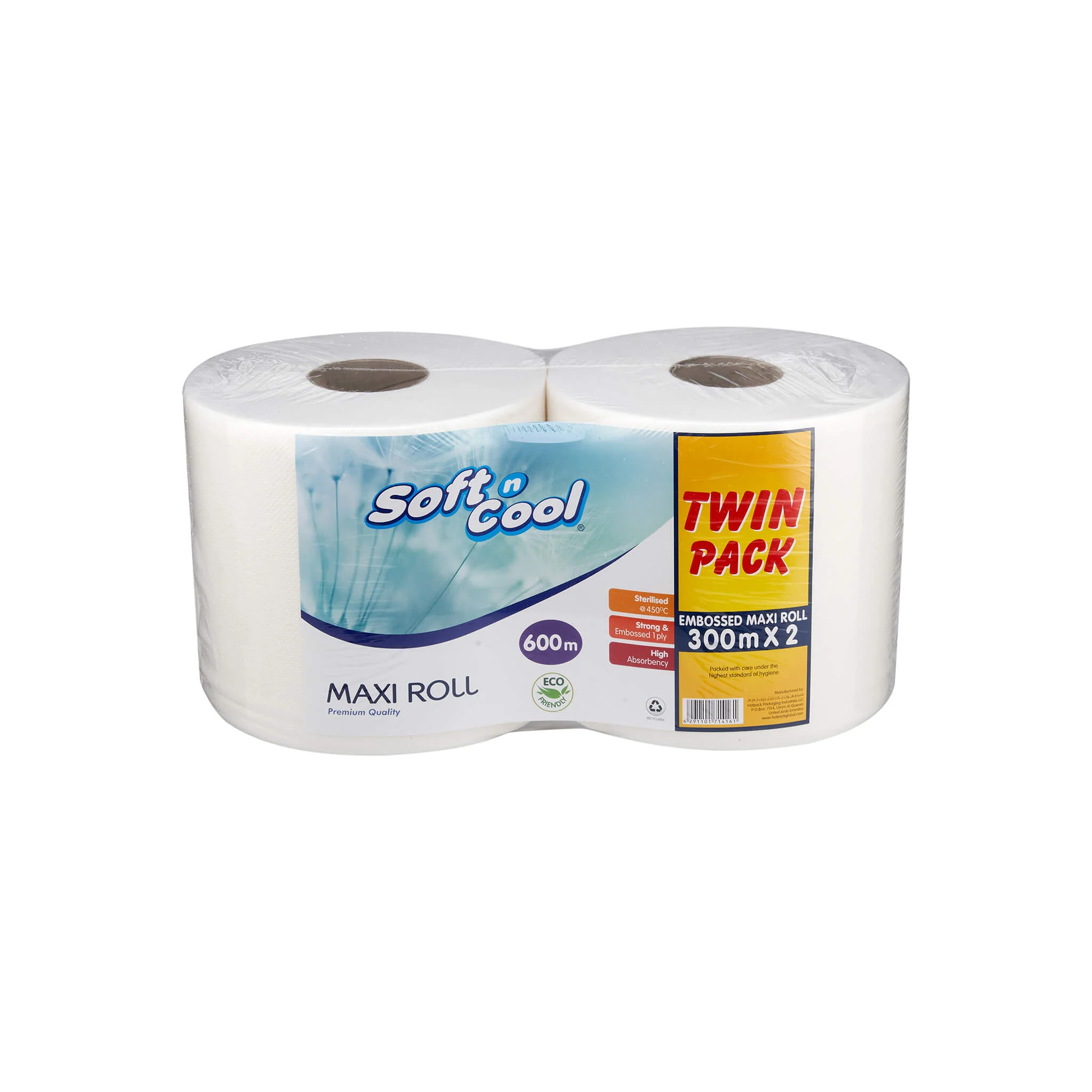 Soft n Cool Twin Pack Maxi Roll 300 Meter - Image 5