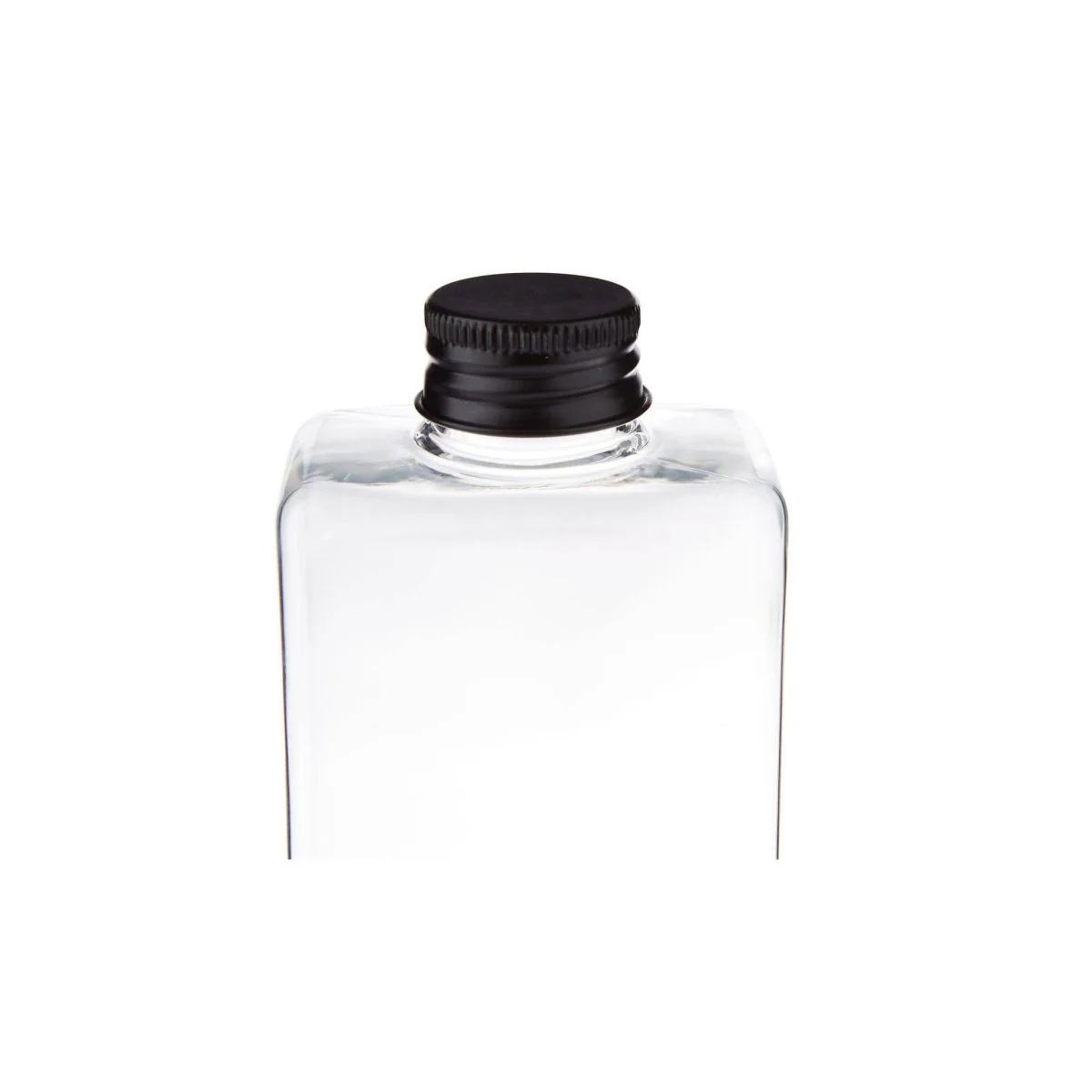 Square Shaped Plastic Juice Bottle With Cap 10 Pieces - Image 3