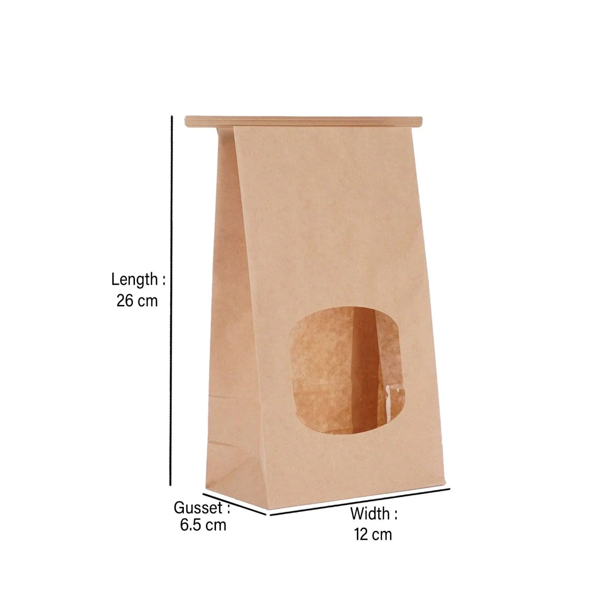 Tin-Tie Bag With Window 500 Pieces - Image 3