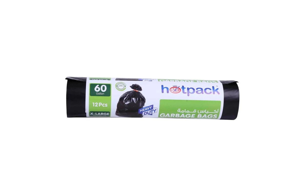 Twin Pack Heavy Duty Garbage Roll Black - 60 Gallons - Image 3