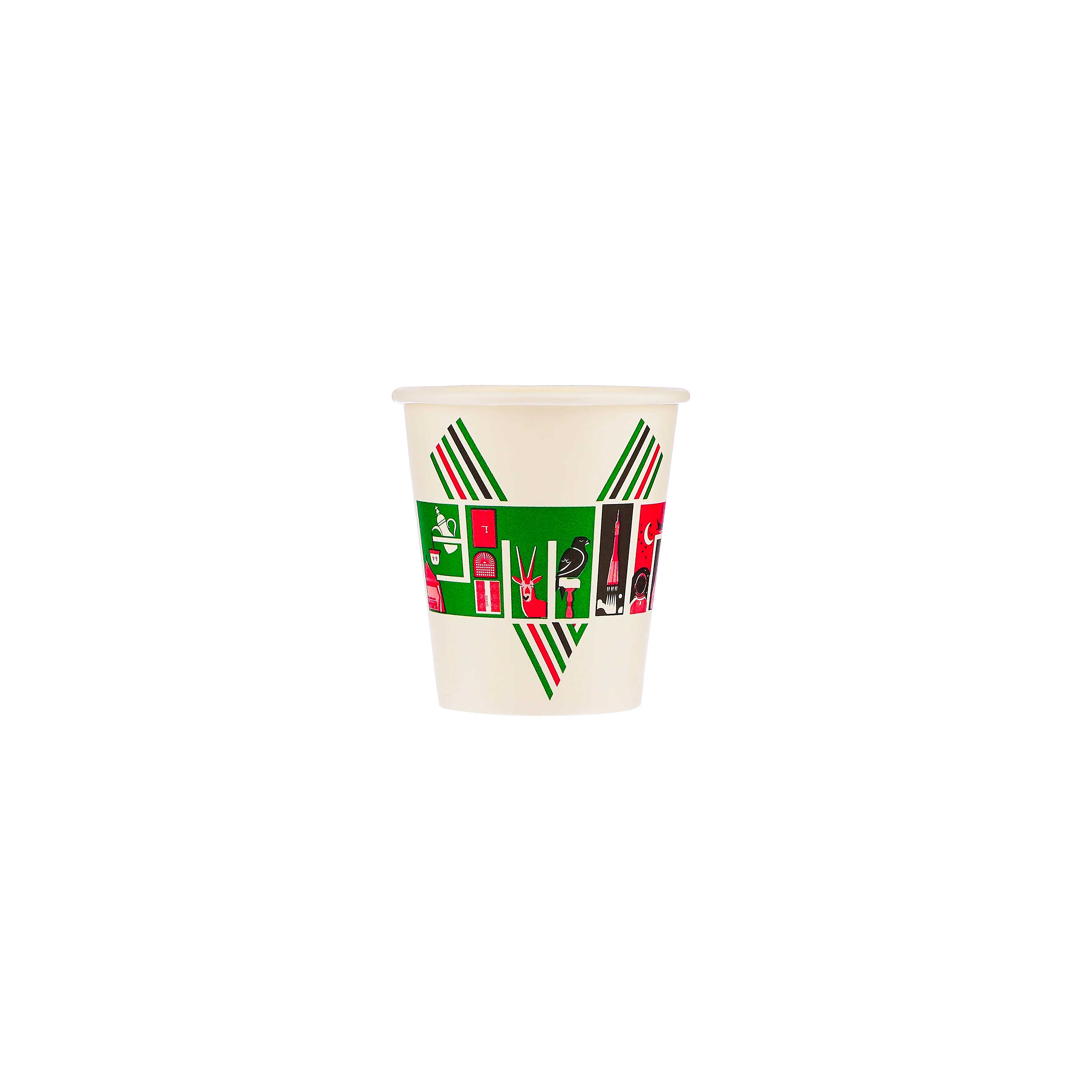 UAE Limited edition Special offer Single Wall Paper Cup 6.5 Oz - Image 2