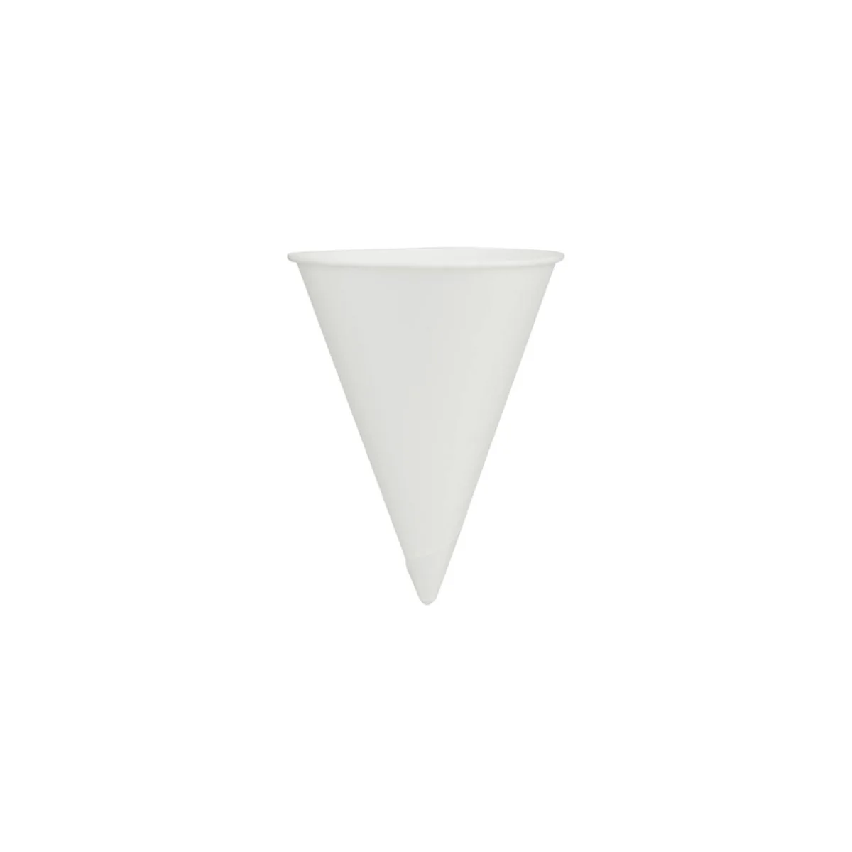 White Paper Cone Cups 4.5 oz