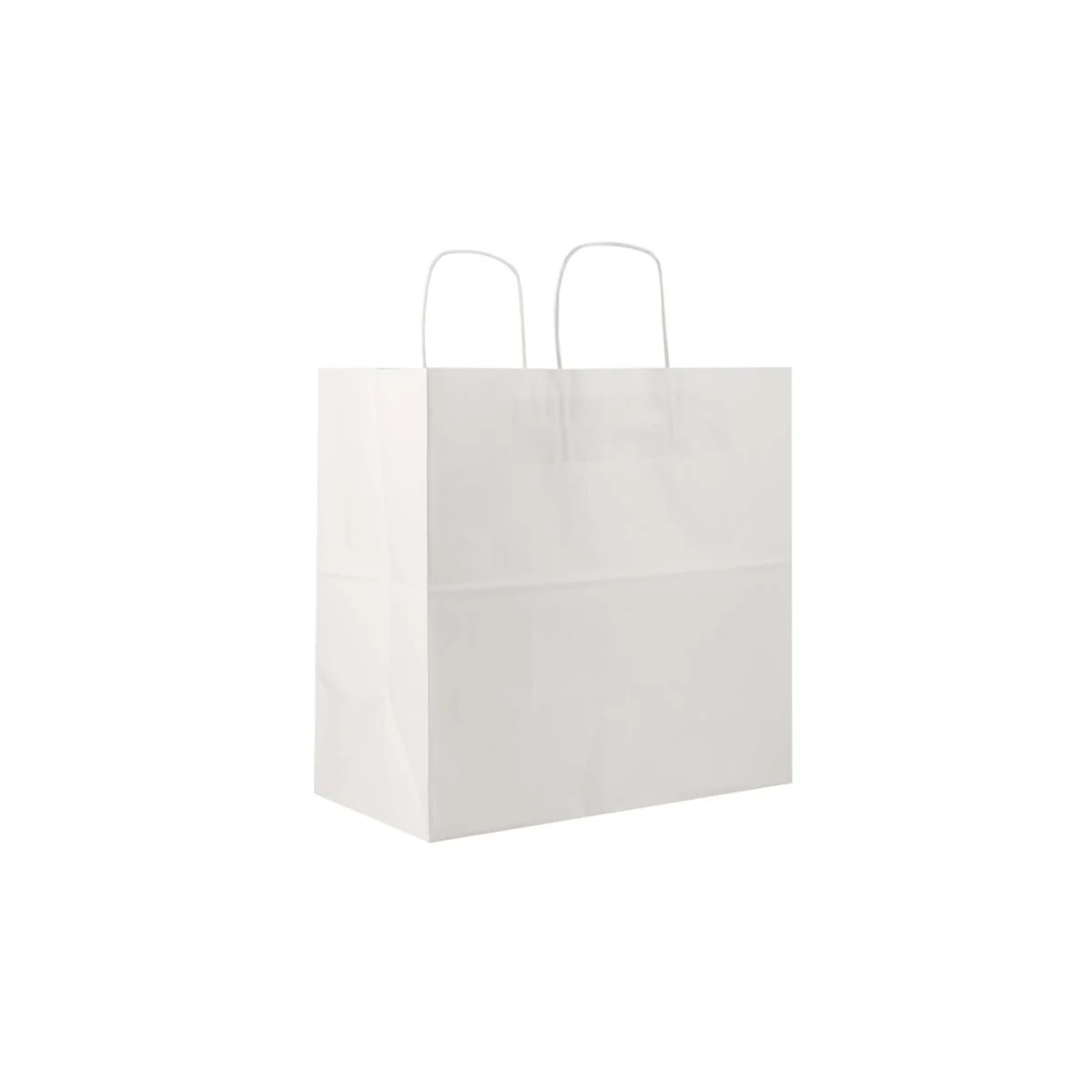 White Twisted Handle Paper Bag - Image 22