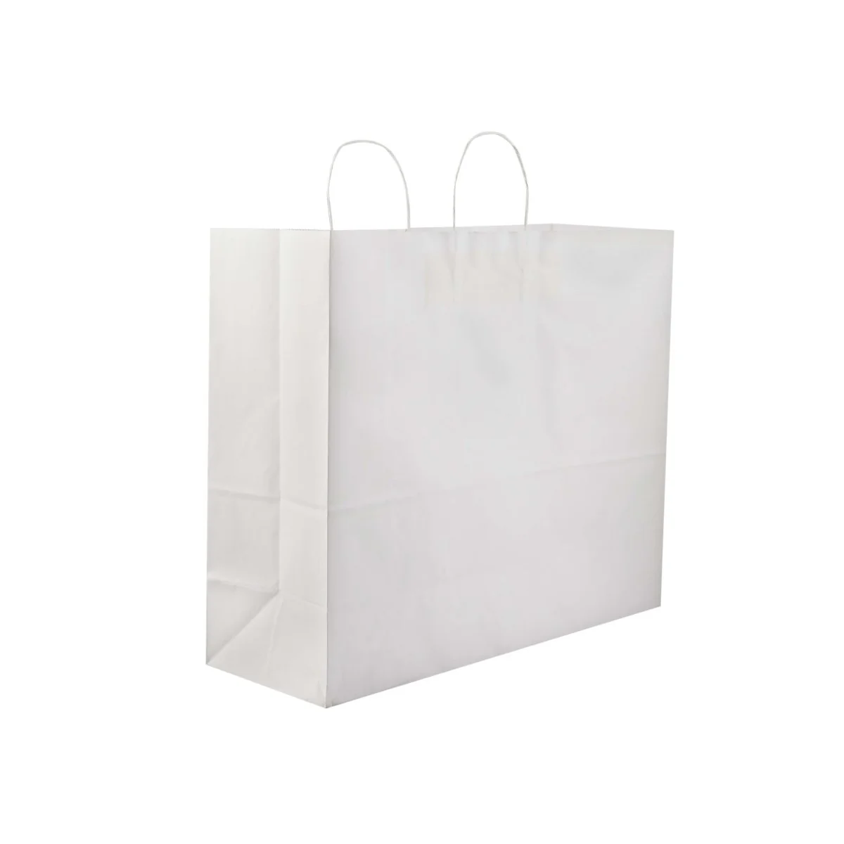 White Twisted Handle Paper Bag - Image 30