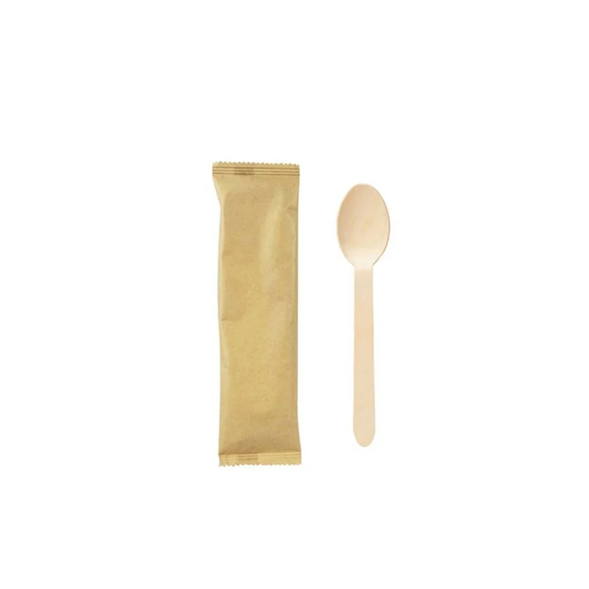 Wooden Spoon Individually Wrapped 500 Pieces
